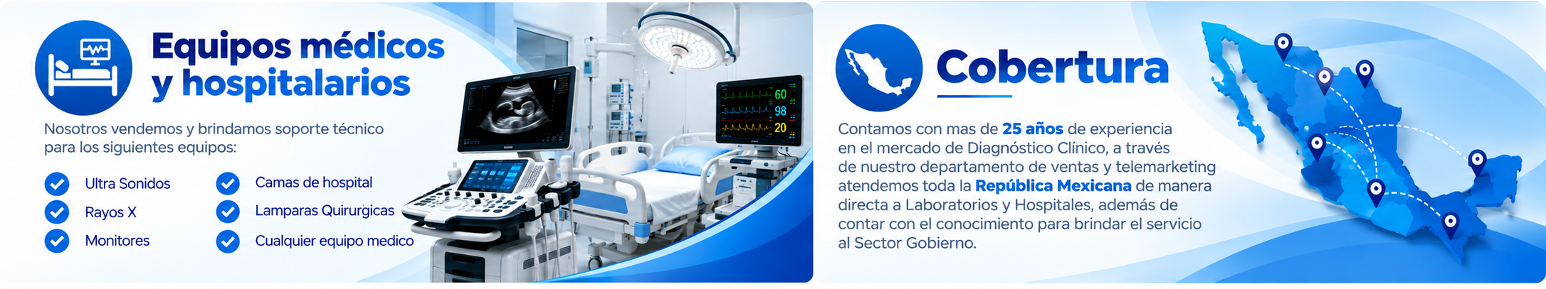 Equipos médicos y cobertura nacional ECC